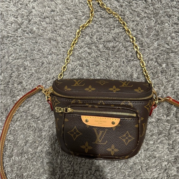 Louis Vuitton Brown Monogram Crossbody Bag - Picture 7 of 13